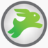 Micro_rabbit_20in_20circle_20flat_20for_20icon