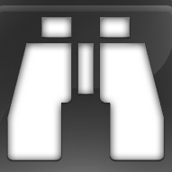 Button gray bright logo