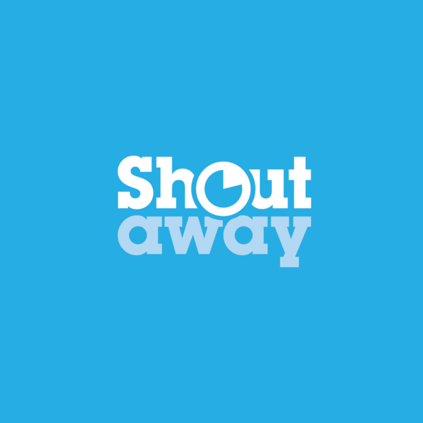 Shoutaway logodesign vertical