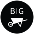 Micro bigwheelbarrow primary logo bw