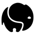 Micro logo icon black space