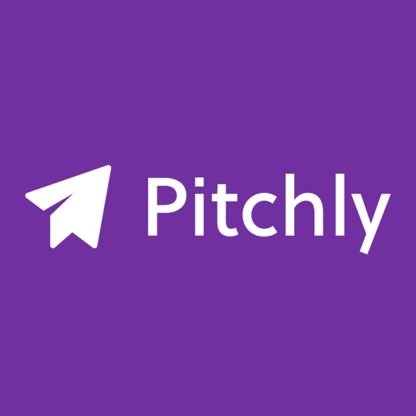 Pitchly 20logo 20purple 20background 20in 20box